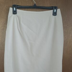 Calvin Klein Performance Cream Pencil Skirt for Work